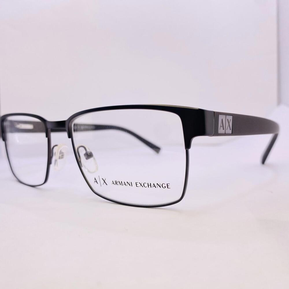 Armani Exchange Eyeglasses Frames AX 1019 6089 54 [] 17 140 Black Matte Grey